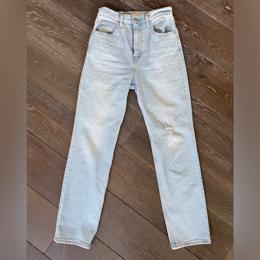 Levi’s 70’s high slim straight jeans. Barely worn!